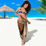 Running Wild Horses Print Beach Sarong Wrap