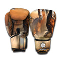 Running Wild Horses Print Boxing Gloves