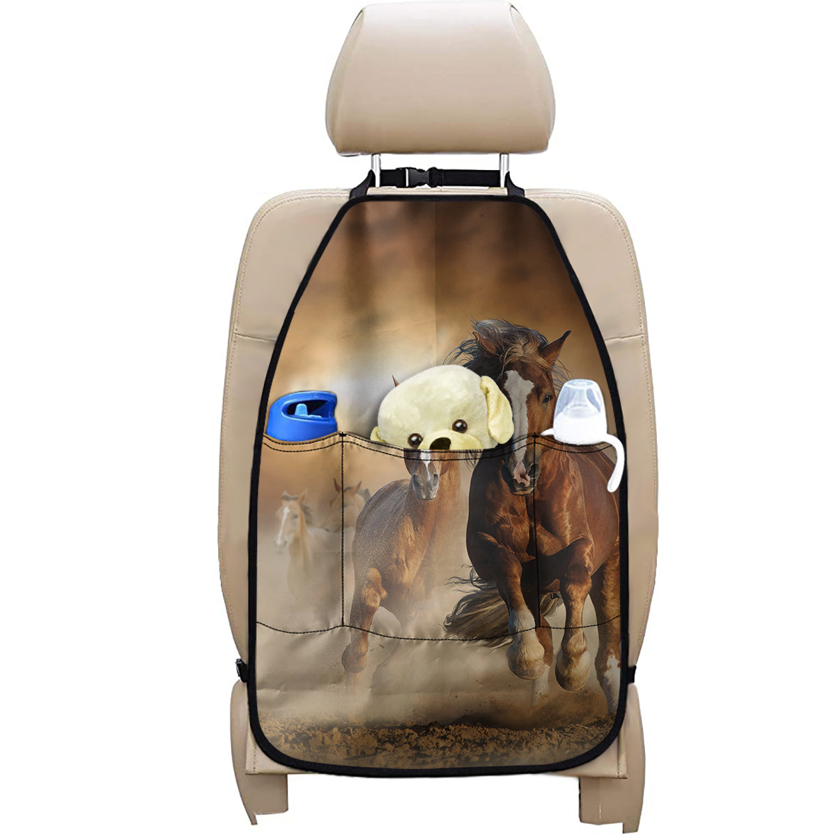 Running Wild Horses Print Car Seat Organizers