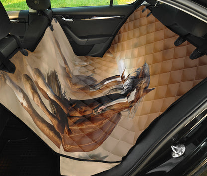 Running Wild Horses Print Pet Car Back Seat Cover