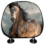 Running Wild Stallion Horse Print Car Headrest Covers