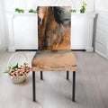Running Wild Stallion Horse Print Dining Chair Slipcover