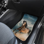 Running Wild Stallion Horse Print Front Car Floor Mats
