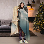 Running Wild Stallion Horse Print Hooded Blanket