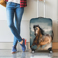 Running Wild Stallion Horse Print Luggage Cover