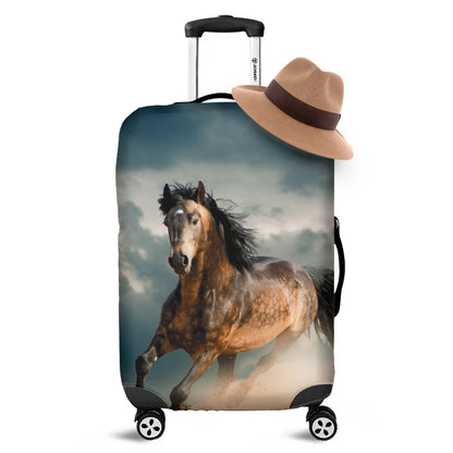 Running Wild Stallion Horse Print Luggage Cover