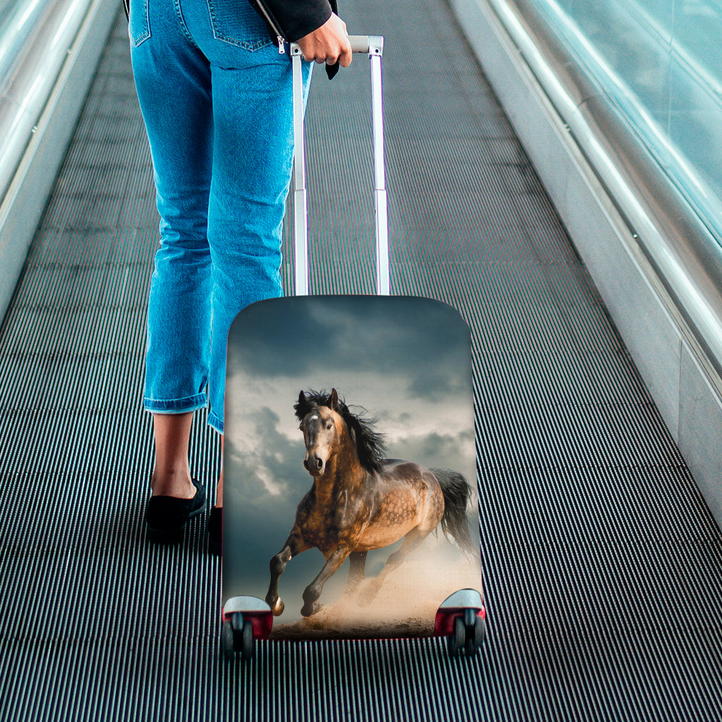 Running Wild Stallion Horse Print Luggage Cover