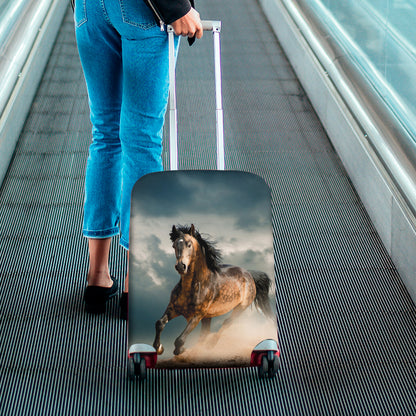 Running Wild Stallion Horse Print Luggage Cover