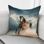 Running Wild Stallion Horse Print Pillow Cover
