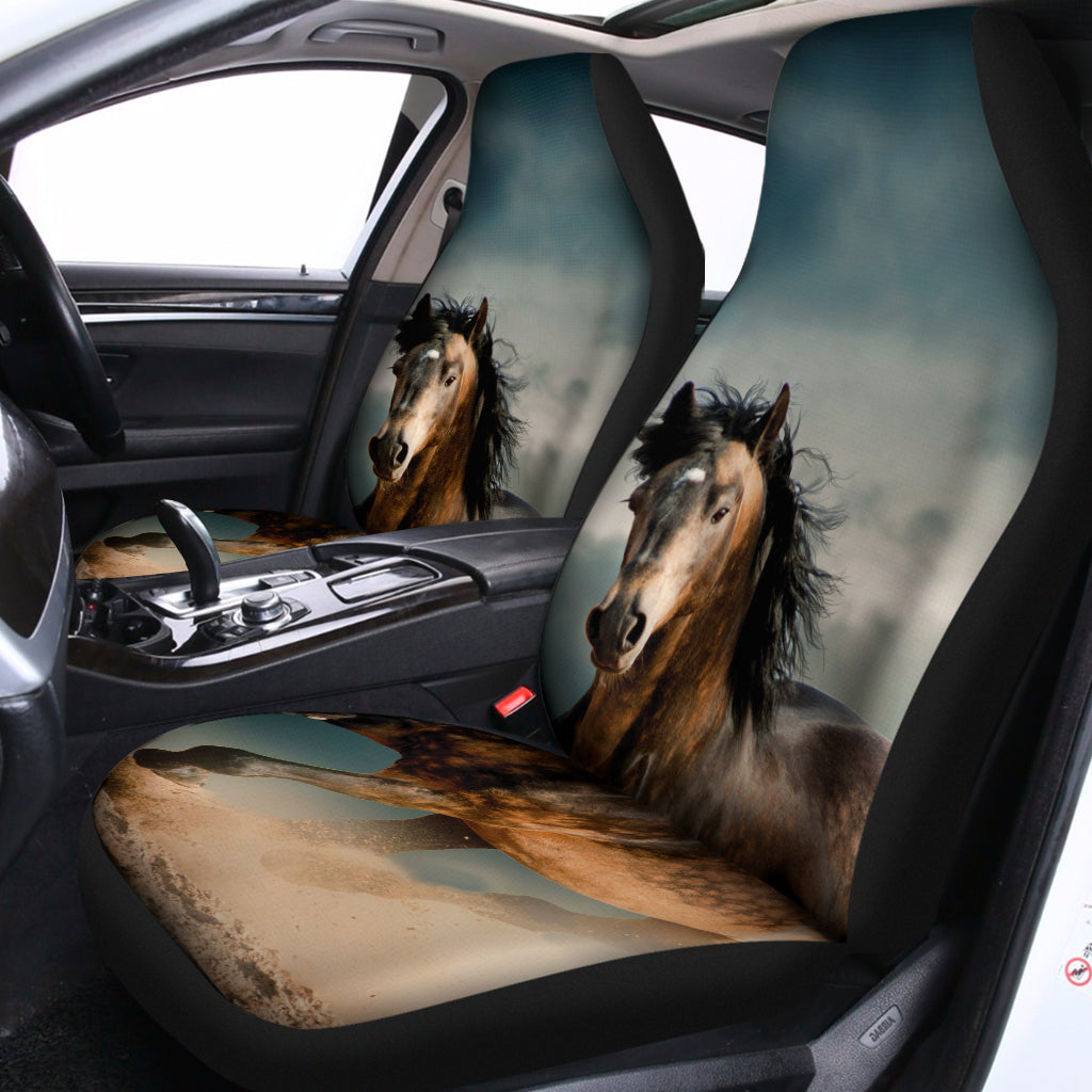 Running Wild Stallion Horse Print Universal Fit Car Seat Covers