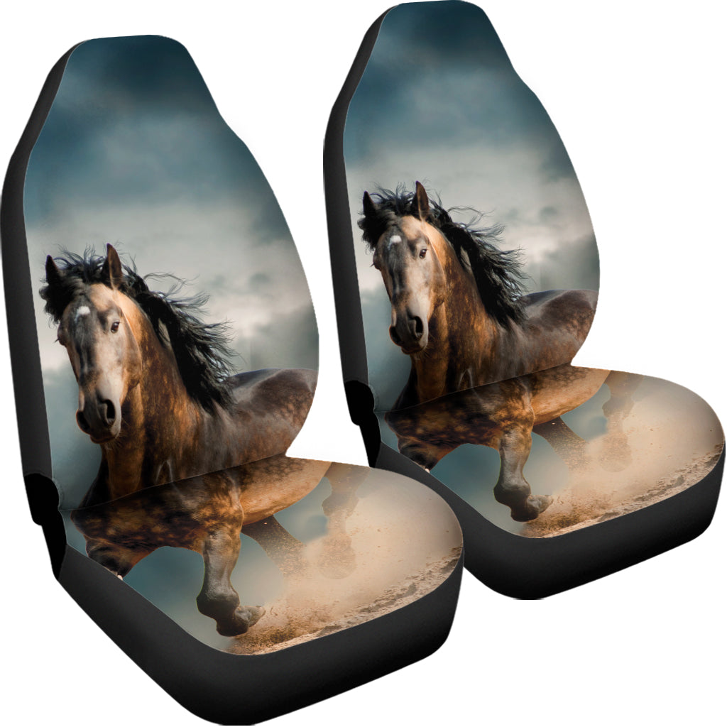 Running Wild Stallion Horse Print Universal Fit Car Seat Covers