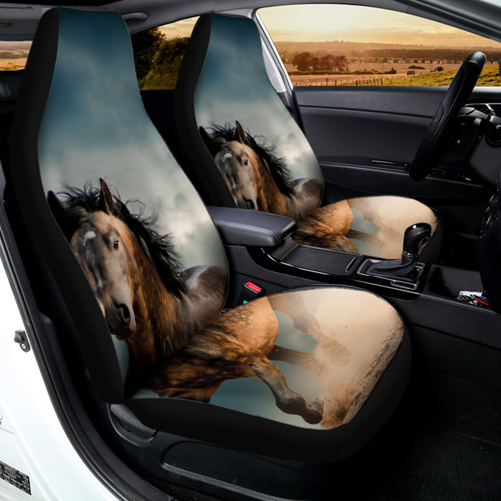 Running Wild Stallion Horse Print Universal Fit Car Seat Covers