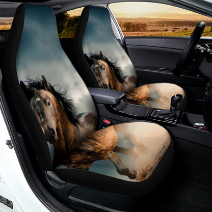 Running Wild Stallion Horse Print Universal Fit Car Seat Covers