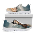 Running Wild Stallion Horse Print White Running Shoes