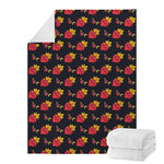 Sacred Heart Pattern Print Blanket