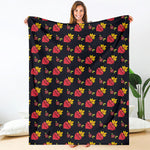 Sacred Heart Pattern Print Blanket