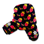 Sacred Heart Pattern Print Boxing Gloves