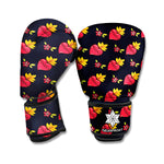 Sacred Heart Pattern Print Boxing Gloves