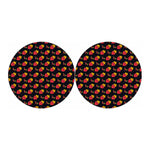 Sacred Heart Pattern Print Car Coasters