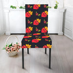 Sacred Heart Pattern Print Dining Chair Slipcover