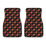 Sacred Heart Pattern Print Front Car Floor Mats
