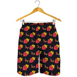 Sacred Heart Pattern Print Men's Shorts
