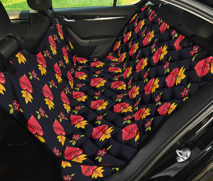Sacred Heart Pattern Print Pet Car Back Seat Cover