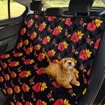 Sacred Heart Pattern Print Pet Car Back Seat Cover