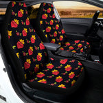 Sacred Heart Pattern Print Universal Fit Car Seat Covers