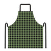 Sage Green Buffalo Check Pattern Print Apron