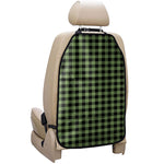 Sage Green Buffalo Check Pattern Print Car Seat Organizers