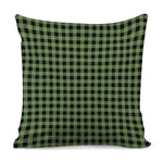 Sage Green Buffalo Check Pattern Print Pillow Cover