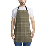 Sage Green Tattersall Pattern Print Apron