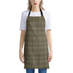 Sage Green Tattersall Pattern Print Apron