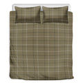 Sage Green Tattersall Pattern Print Duvet Cover Bedding Set