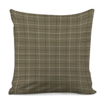 Sage Green Tattersall Pattern Print Pillow Cover