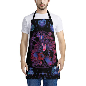 Sagittarius And Astrological Signs Print Apron