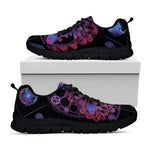 Sagittarius And Astrological Signs Print Black Sneakers