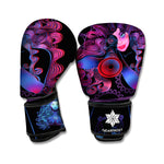 Sagittarius And Astrological Signs Print Boxing Gloves