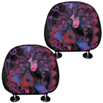 Sagittarius And Astrological Signs Print Car Headrest Covers