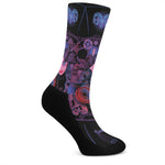 Sagittarius And Astrological Signs Print Crew Socks