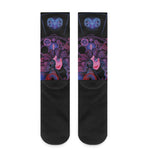 Sagittarius And Astrological Signs Print Crew Socks