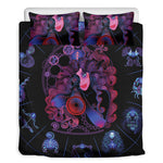 Sagittarius And Astrological Signs Print Duvet Cover Bedding Set