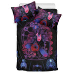 Sagittarius And Astrological Signs Print Duvet Cover Bedding Set