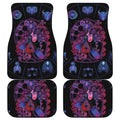 Sagittarius And Astrological Signs Print Front and Back Car Floor Mats