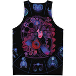 Sagittarius And Astrological Signs Print Men's Tank Top