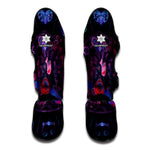 Sagittarius And Astrological Signs Print Muay Thai Shin Guard