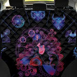 Sagittarius And Astrological Signs Print Pet Car Back Seat Cover