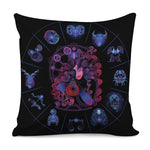 Sagittarius And Astrological Signs Print Pillow Cover