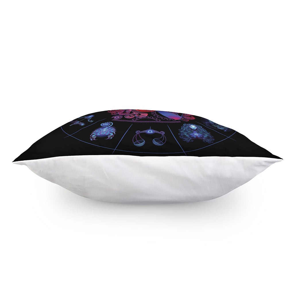 Sagittarius And Astrological Signs Print Pillow Cover